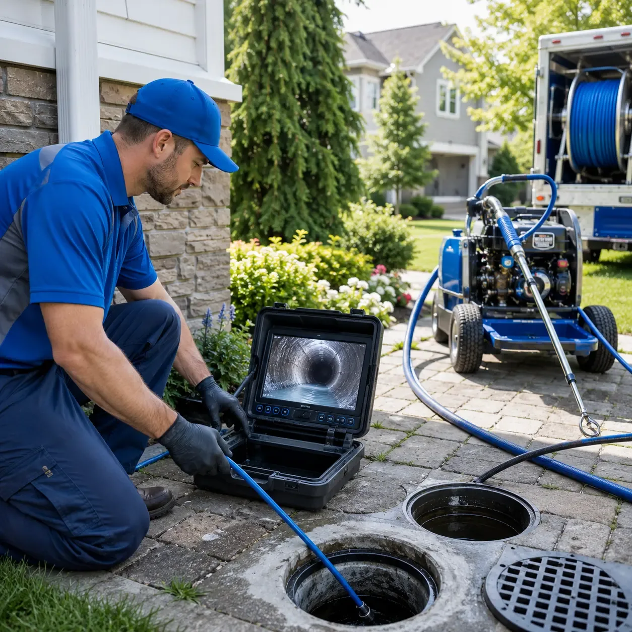 Outdoor drain cleaning professionals serving North Chicago, IL